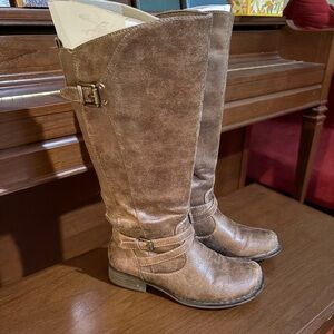 BareTraps “Keanna” Taupe Riding Boots